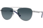 Solbriller Persol PO1003S 518/S3 Polarized Pilot Sølv