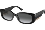 Solbriller Bvlgari BV8259 501/T3 Polarized Rektangulær Sort