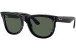 Solbriller Ray-Ban RBR0502SF 6677VR Firkantet Sort