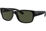 Solbriller Ray-Ban RB4388 601/31 Rektangulær Sort