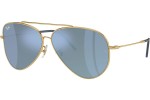 Solbriller Ray-Ban Aviator Reverse RBR0101S 001/GA Pilot Guld