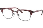 Briller Ray-Ban Clubmaster RX5154 8376 Browline Rød