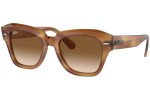 Solbriller Ray-Ban State Street RB2186 140351 Firkantet Brun