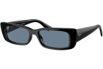 Solbriller Ray-Ban RB4425 66772V Polarized Rektangulær Sort