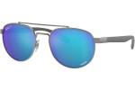 Solbriller Ray-Ban RB3736CH 004/A1 Polarized Rektangulær Grå