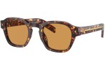 Solbriller Prada PRA16S 14O60F Oval Havana