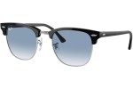 Solbriller Ray-Ban Clubmaster RB3016 13543F Browline Sølv