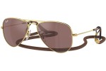 Solbriller Ray-Ban Junior Aviator Junior RJ9506S 223/6G Pilot Guld