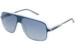 Solbriller Police Offset 1 SPL961 6RVP Polarized Pilot Blå